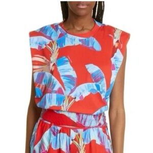 Farm Rio structured tropical tshirt